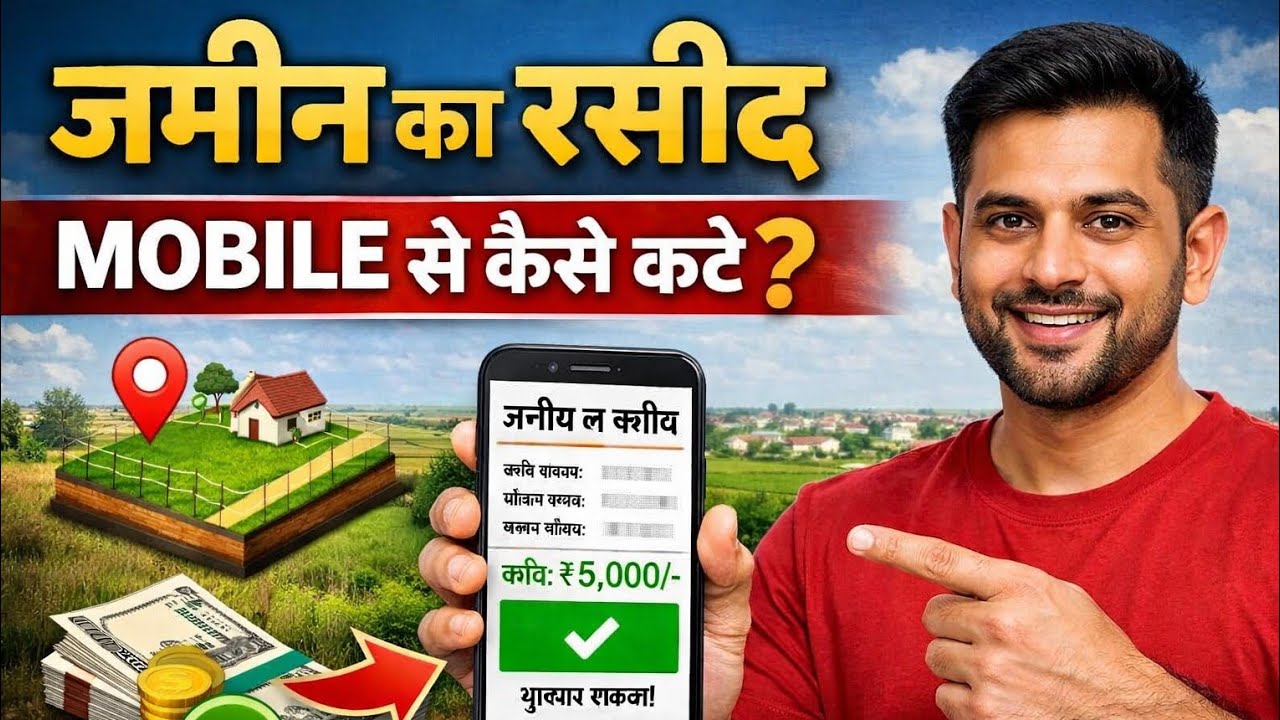 अब जमीन का रसीद घर बैठे मोबाइल से काटें | Jamin Ka Rashid Online