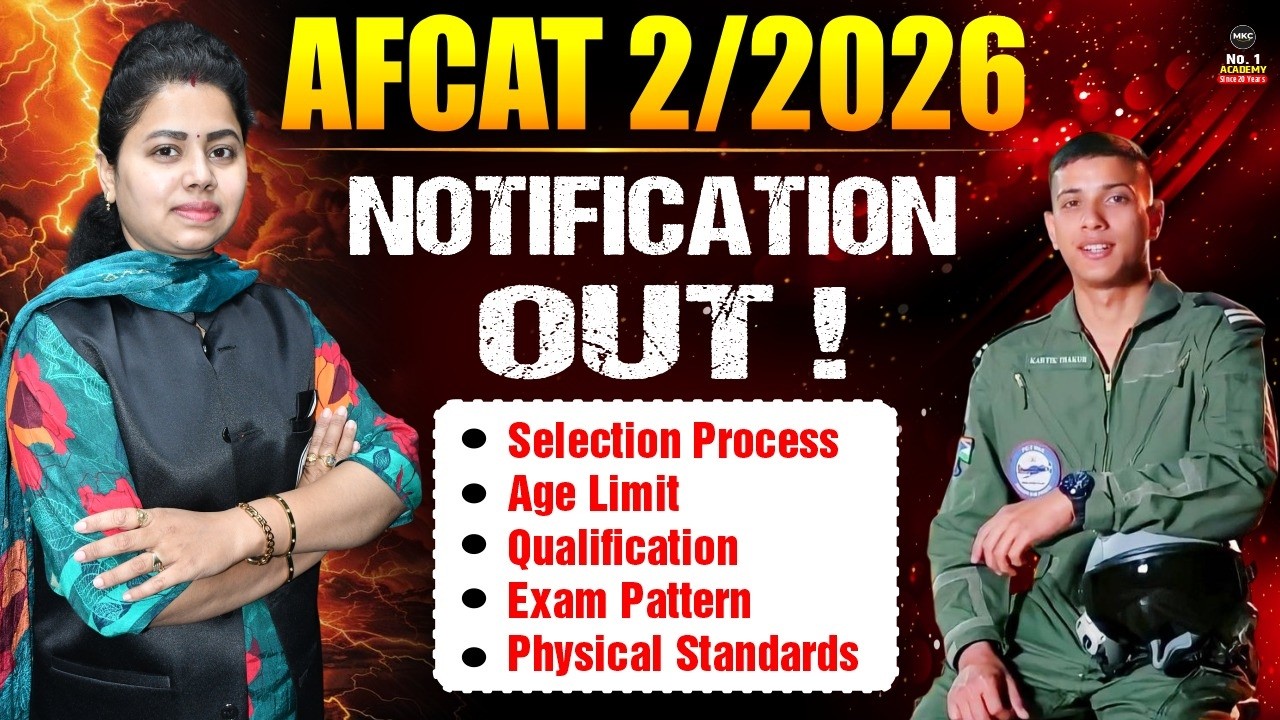 AFCAT 2 2026 Notification OUT | AFCAT 2 2026 Age Limit, Eligibility, Exam Pattern, Selection Process