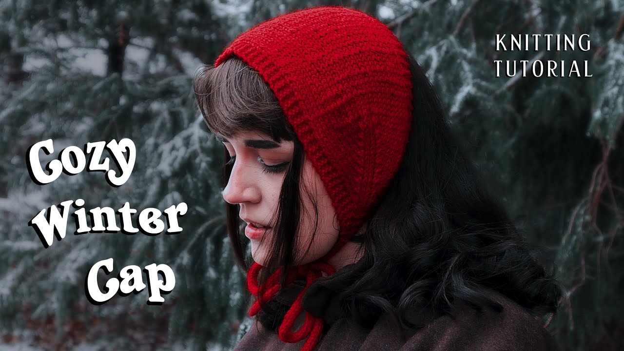 Cozy Winter Cap ❄️ | knitting tutorial + pattern