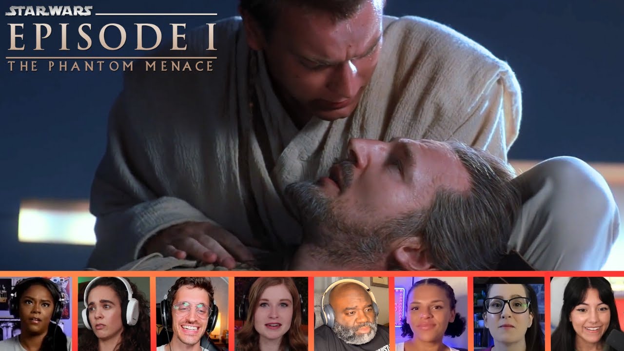 Reactors Reacting to OBI-WAN CUTS DARTH MAUL IN HALF | Star Wars: Episode I - The Phantom Menace