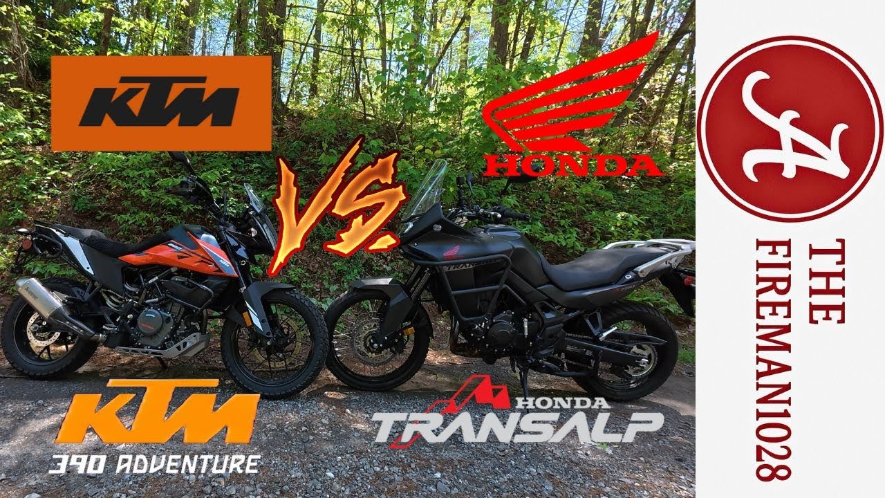 Honda Transalp 750 против KTM 390 Adventure: смертельная битва!! (шутка, просто сравнение)