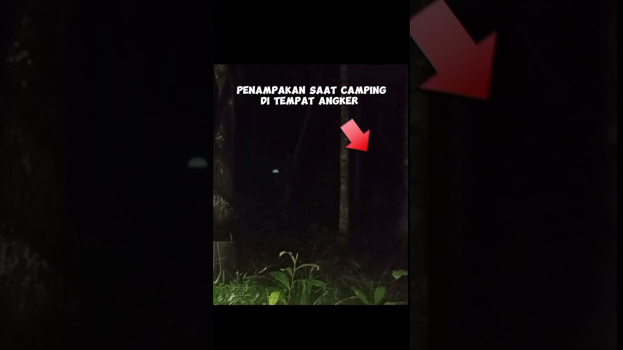 ada putih-putih melintas saat camping #solocampinghoror