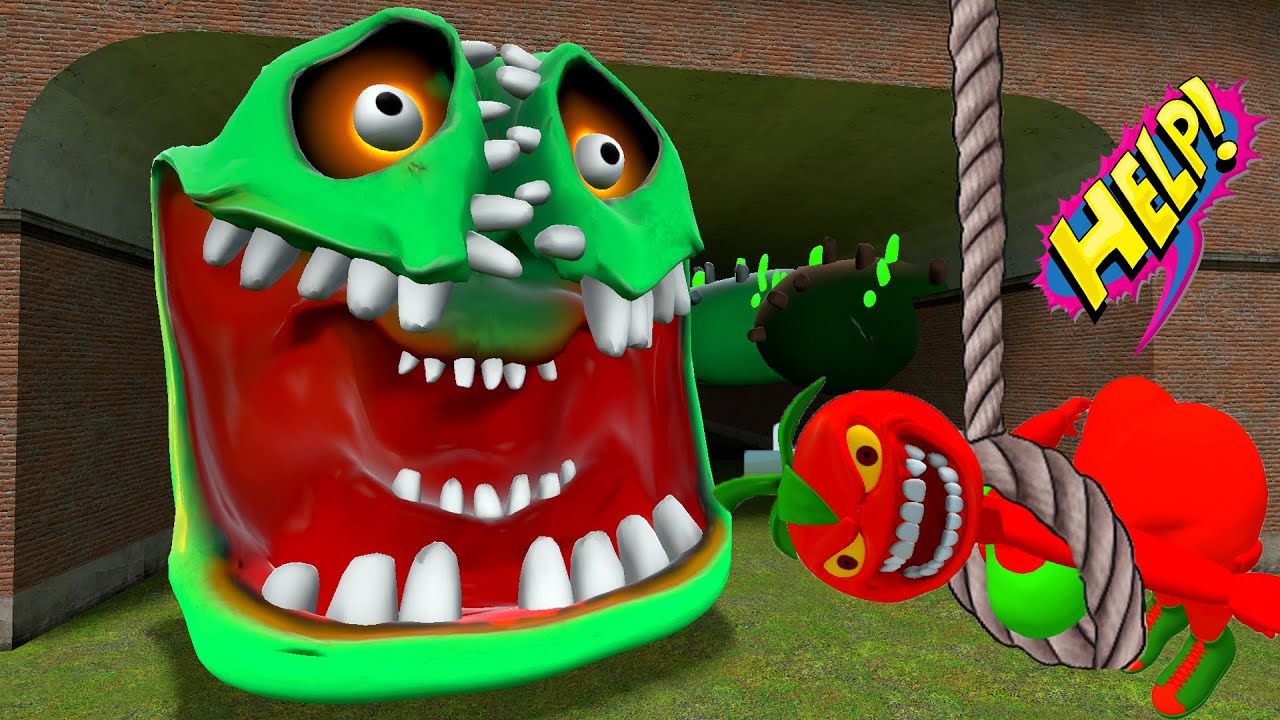 I Became Roblox Hungry Snake Phase 3 Worm Vs Miss Psyco Tomato Love Story In Garry' Mod!