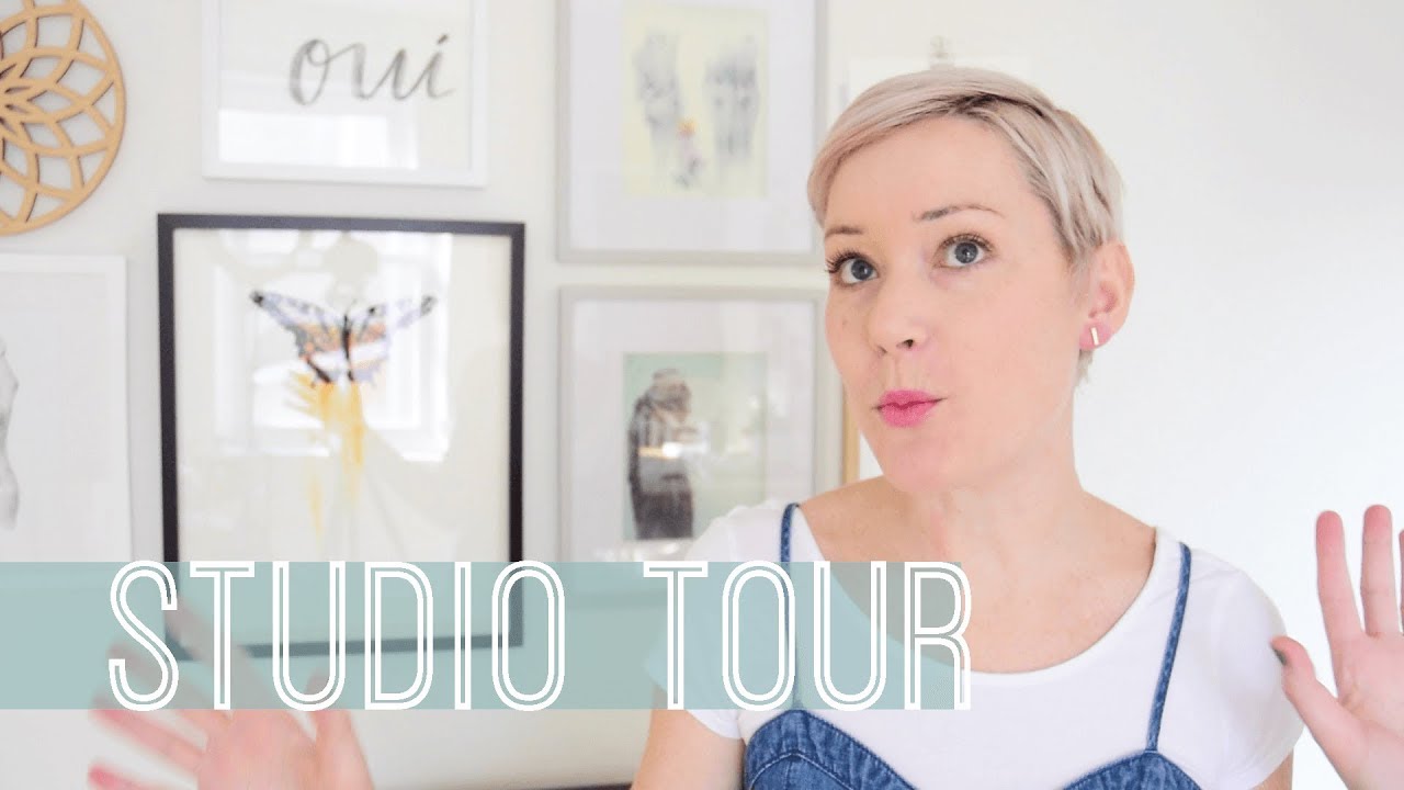 STUDIO TOUR: Plus My Day as an Artist and YouTuber!