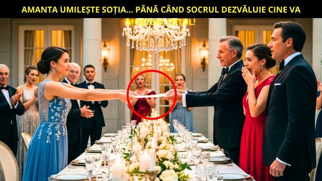 AMANTA UMILEȘTE SOȚIA ÎN FAȚA FAMILIEI... PÂNĂ CÂND SOCrUL DEZVĂLUIE ADEVĂRATUL PROPRIETAR AL