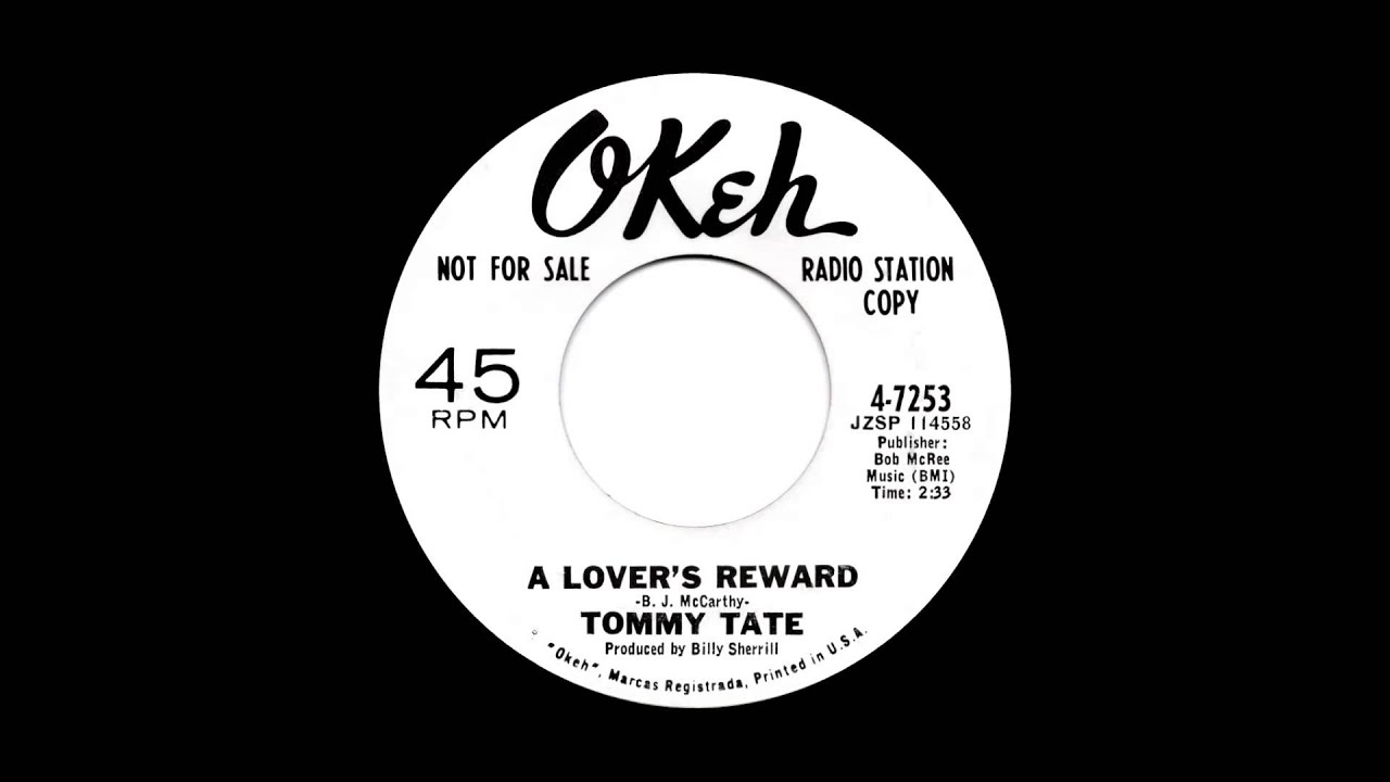 Tommy Tate — A Lover's Reward (Okeh) 1966