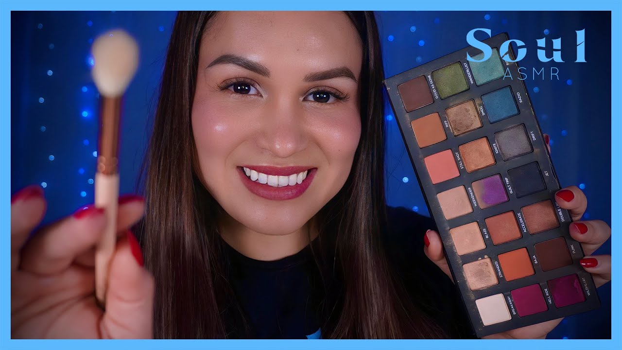 asmr skincare y te maquillo roleplay 😶‍🌫️💄 | Soul ASMR