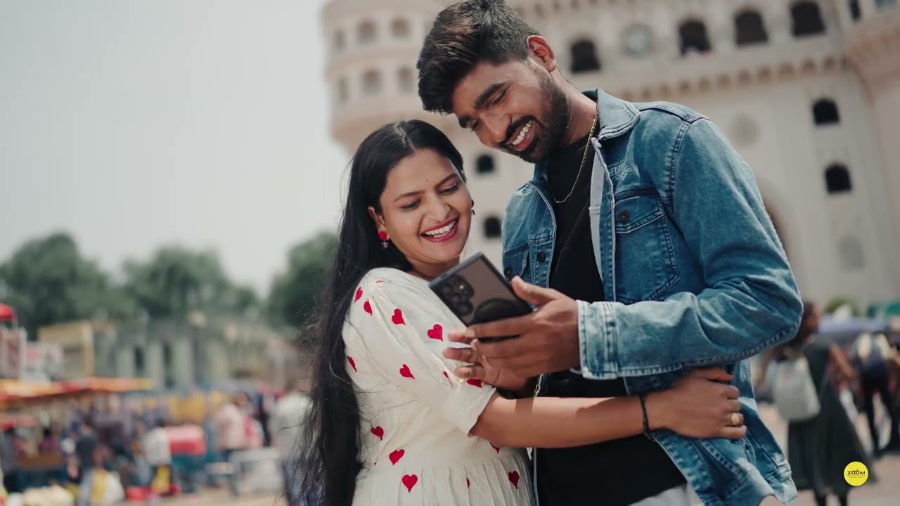 BEST PRE-WEDDING SHOOT IN HYDERABAD || SATHVIKA + HARISH || #charminar #tankbund #zoomproductions