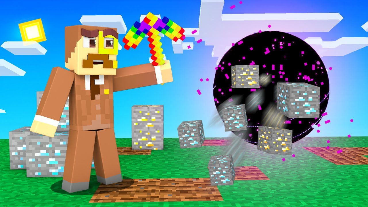 CRAFTING a BLACK HOLE Pickaxe in Minecraft