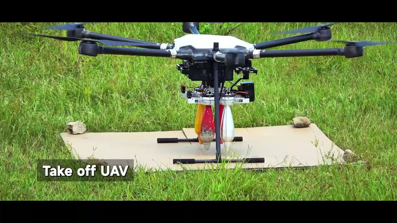 Drone-mounted AI targeting and strike deployment with 0.5-meter precision #Drone #AIModule 
