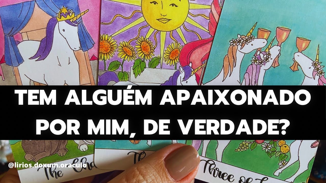 Tem ALGUÉM APAIXONADO por MIM DE VERDADE? Tarot 💘✨🔮