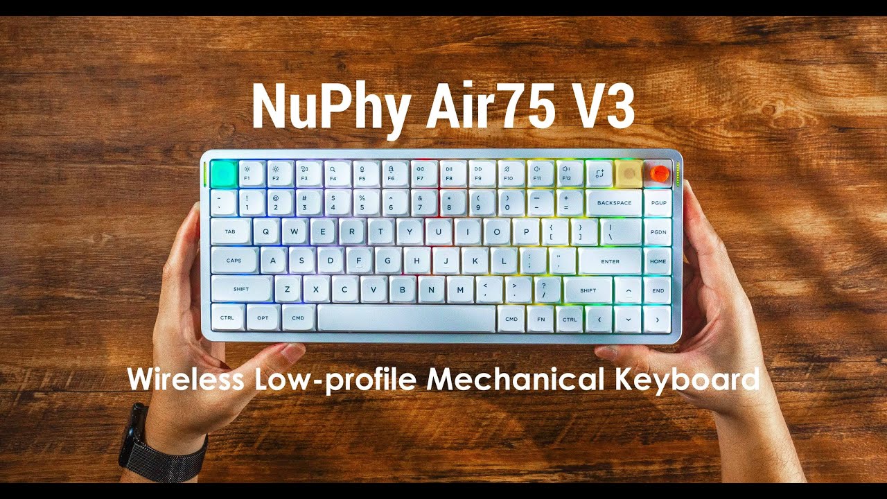 NuPhy Air75 V3 | Red Nano Switch | ASMR @nuphystudio