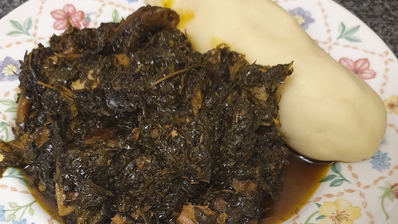 Eru recipe/ How to cook eru/Water fufu and eru Cameroon food