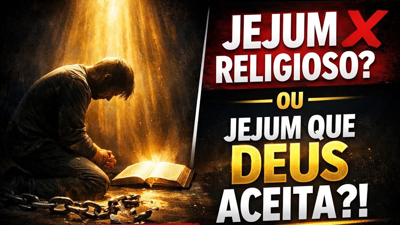 🔥 VOCÊ ESTÁ JEJUANDO ERRADO? Descubra o Jejum que Deus REALMENTE Aceita! 😱📖