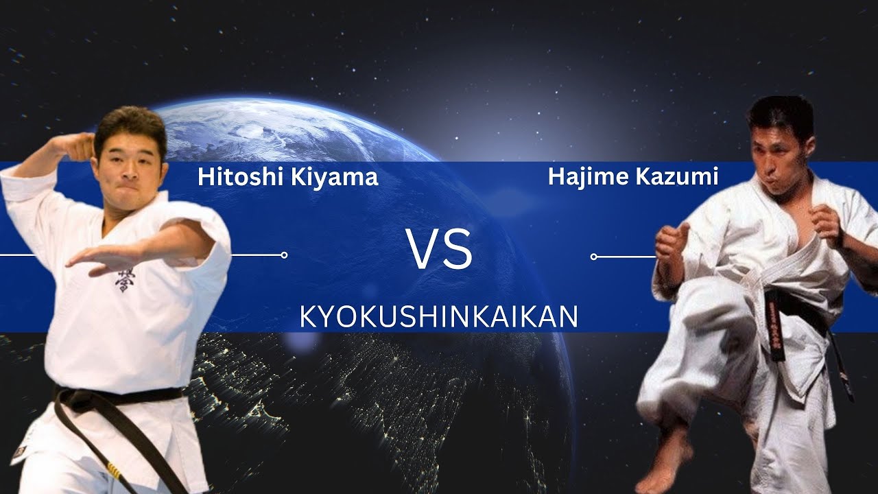 Hitoshi kiyama VS Hajime kazumi FINAL MATCH KYOKUSHINKAIKAN