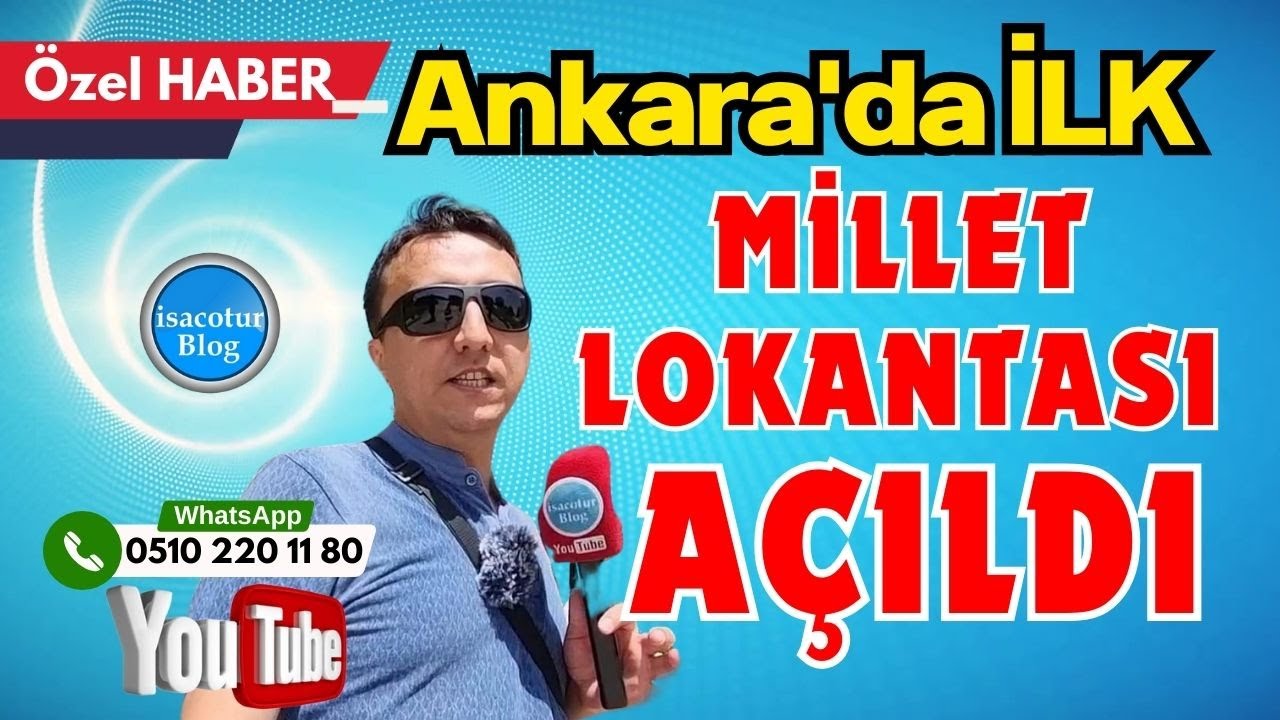 ⭐️Ankara'nın Yeni Açılan İlk Millet Lokantasına Nasıl Gidilir? ❤️4 Çeşit Yemek 90 TL ✅Millet Bahçesi