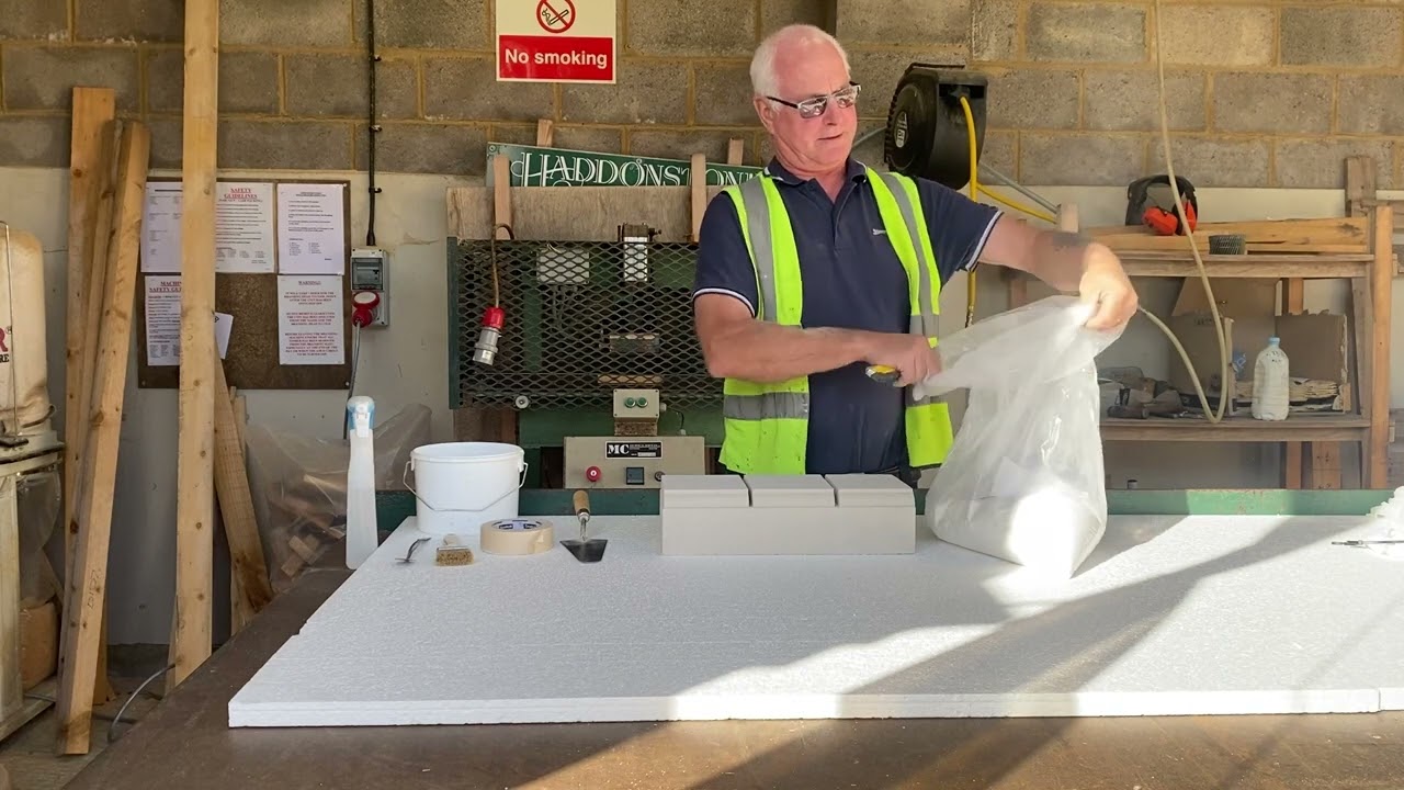 How to apply Haddonstone Pointing Mix