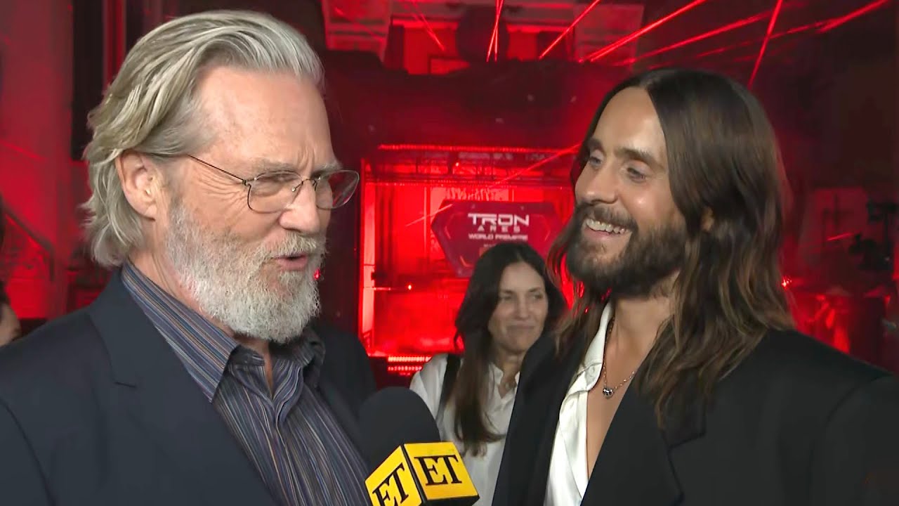Tron: Ares' Jared Leto and Jeff Bridges GUSH Over Each Other (Exclusive)