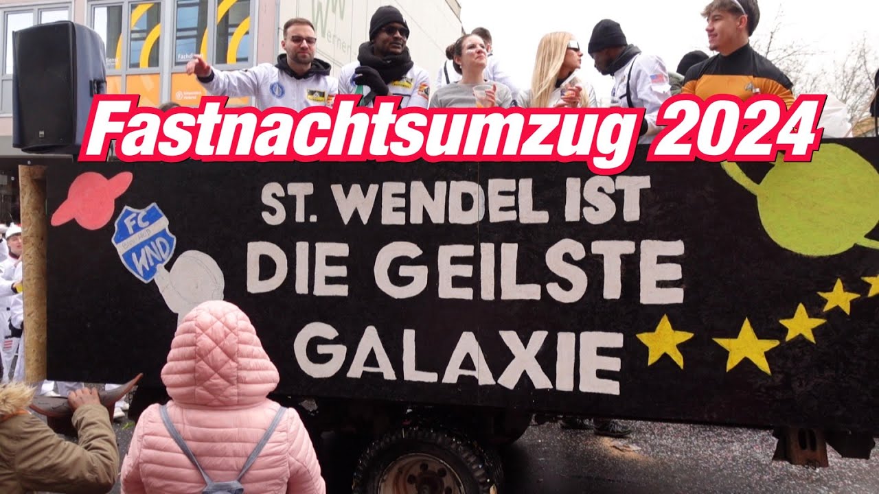Faschingsumzug St. Wendel 2024 vom 11.2. komplett I Fastnachtsumzug XXL - Alleh Hopp