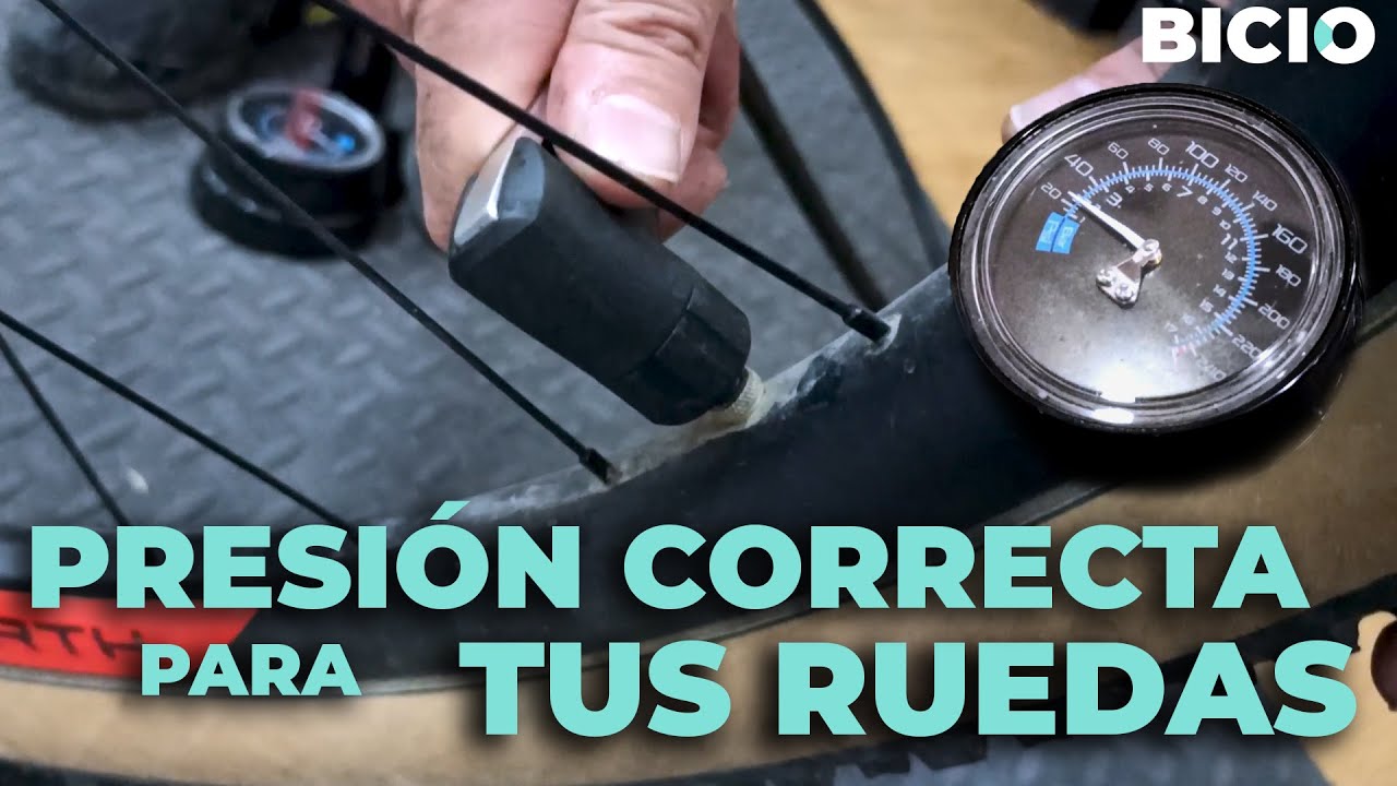 La PRESIÓN CORRECTA para las ruedas de tu bicicleta