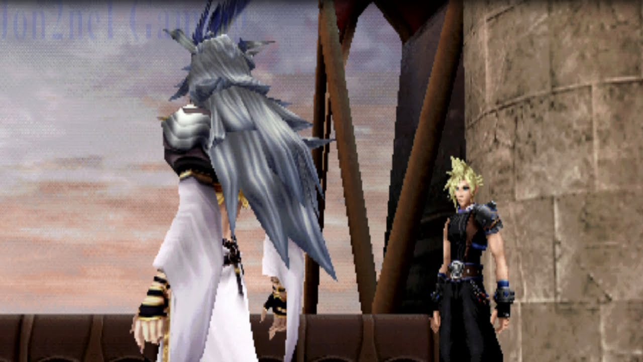 Dissidia 012 Final Fantasy (PSP) Cloud And Kuja Scene HD 1080p