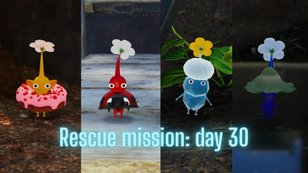 Pikmin 4 Day 30 finishing up 100% of sun speckled terrace