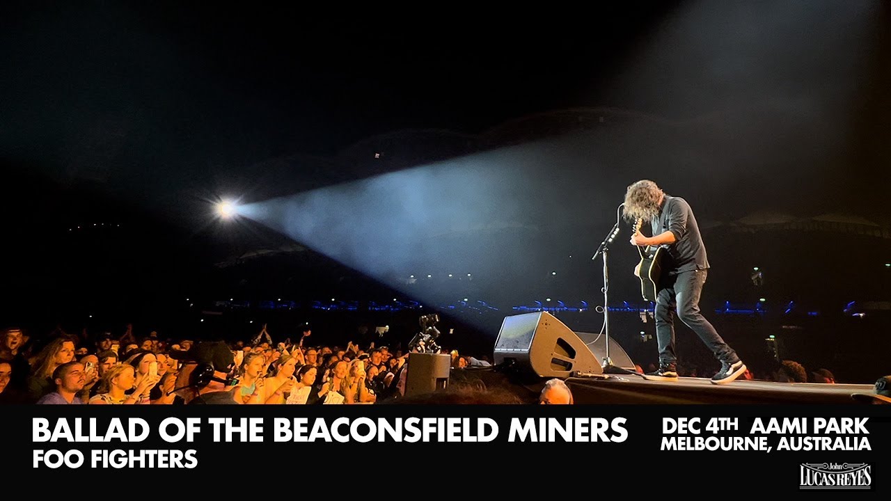 Ballad of the Beaconsfield Miners - Foo Fighters Live in Melbourne - AAMI Park - December 4th 2023