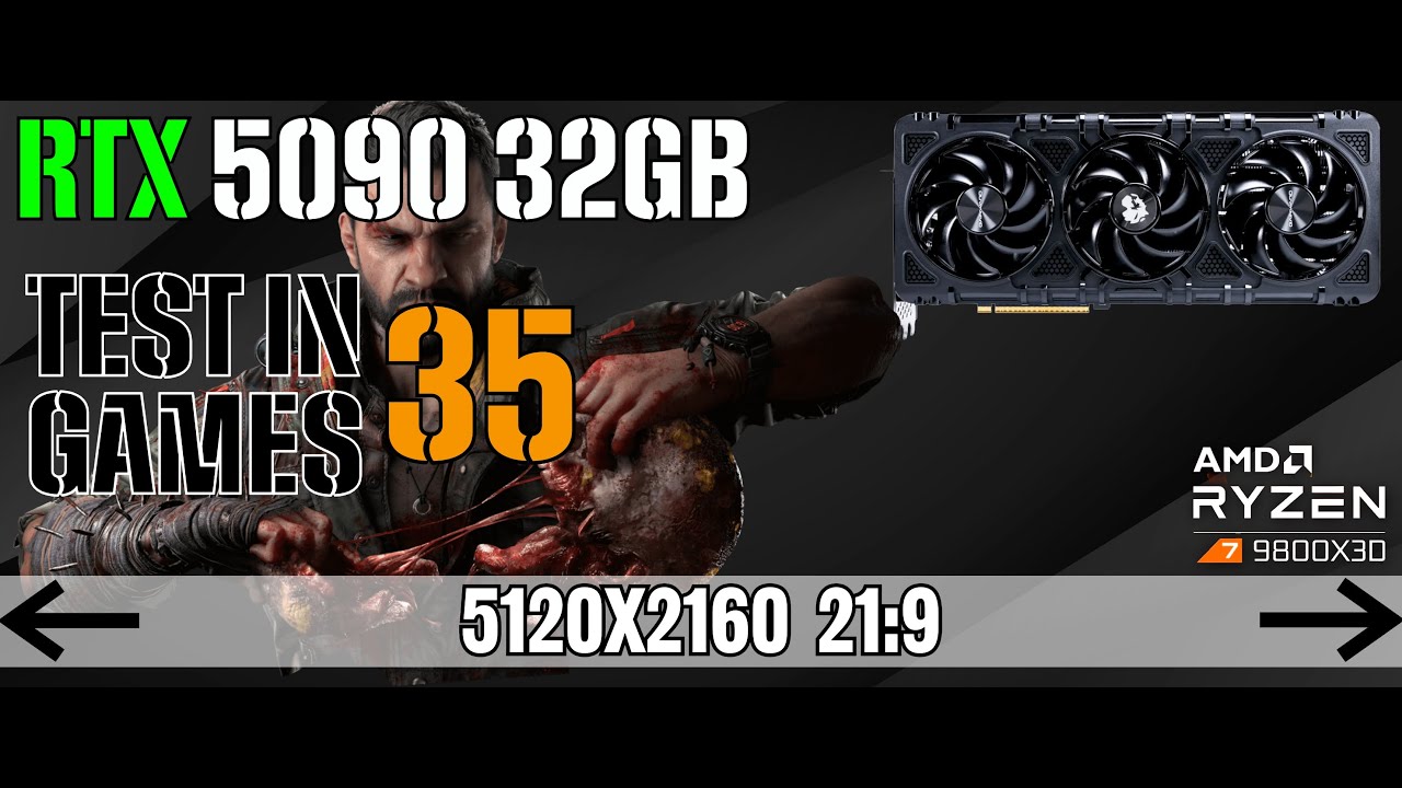 RTX 5090 32GB - TEST IN 35 GAMES - 5120x2160 21:9 | Benchmark