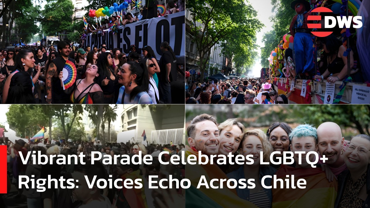 Chile Comes Alive: Massive LGBTQ+ Pride Parade in Santiago | Chile Pride 2025 | DWS News | AM14