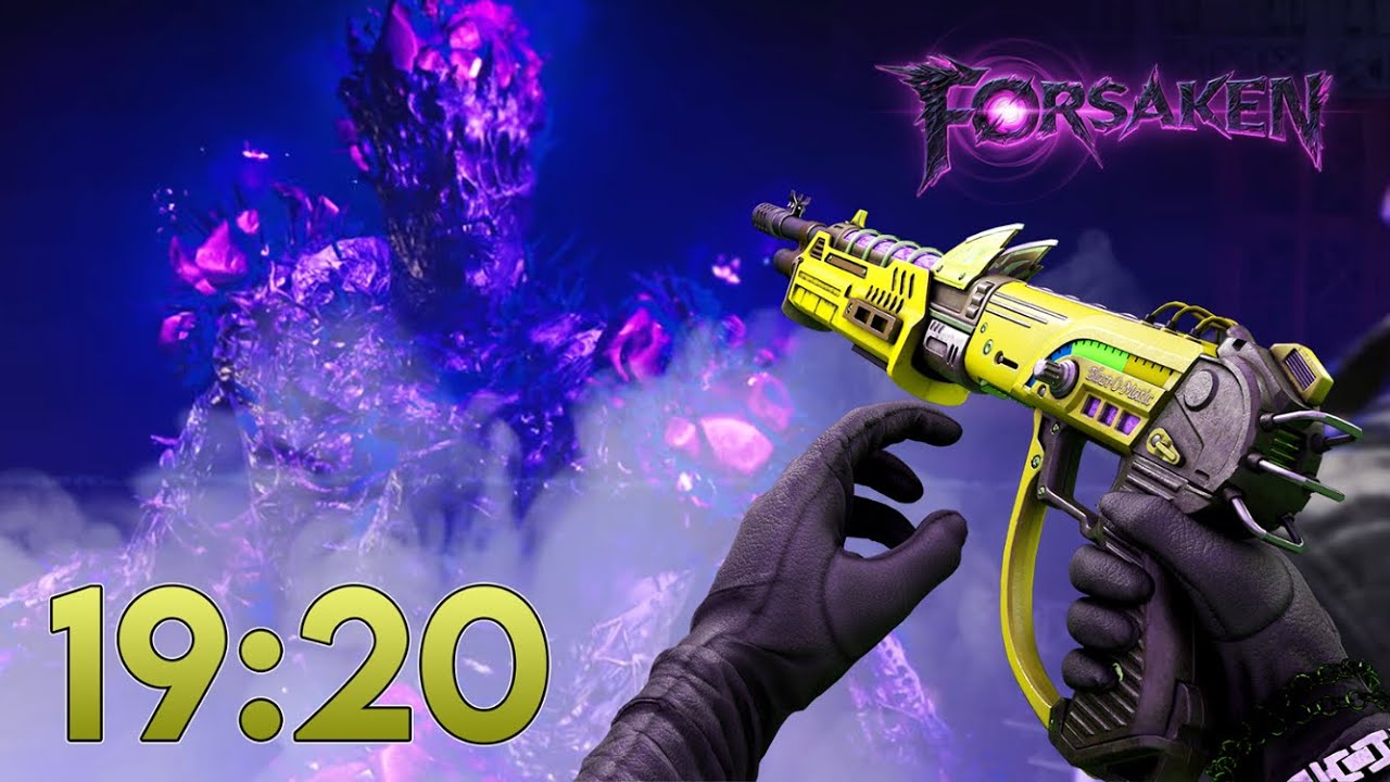 Solo Forsaken Easter Egg Speedrun (19:20 - Cold War Zombies)