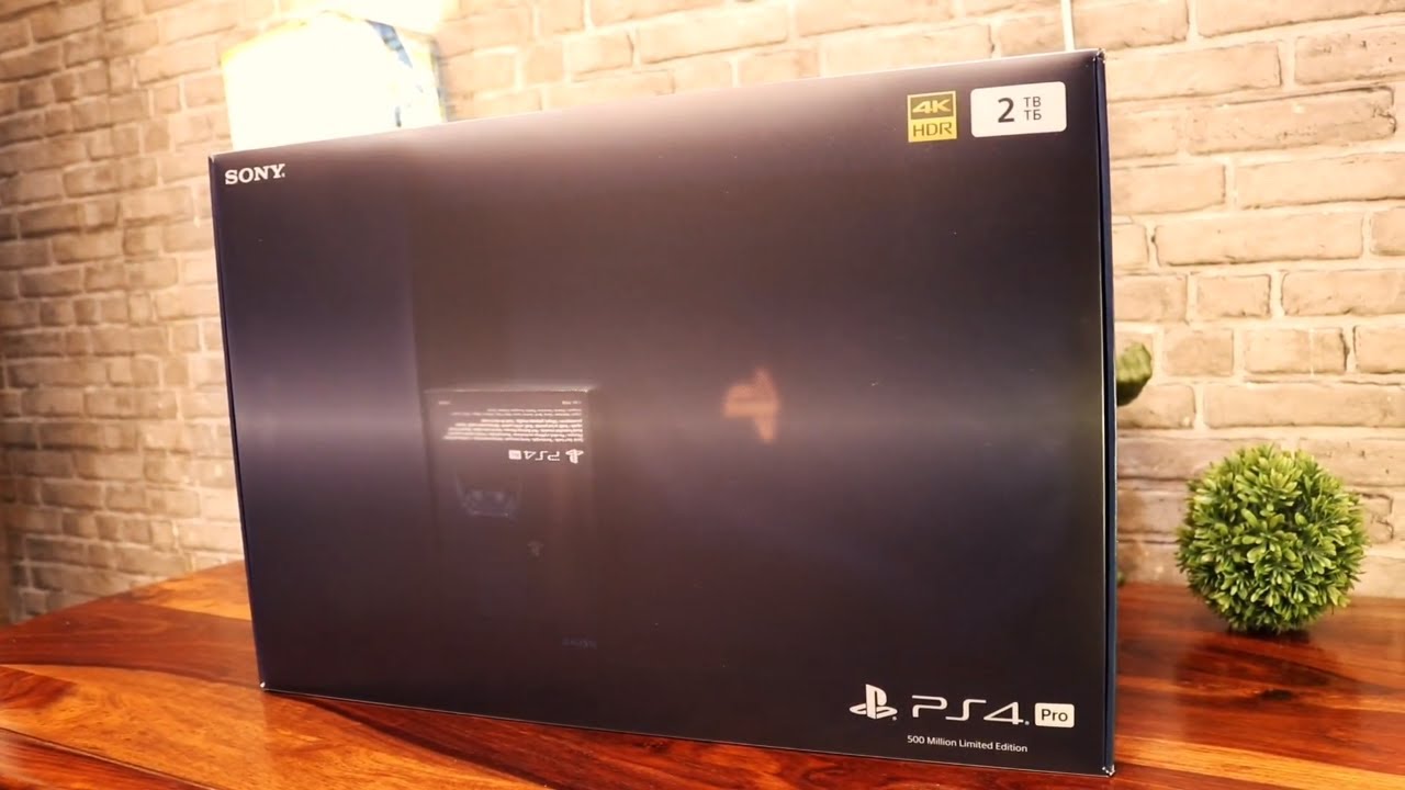 PS4 Pro 500 MILLION Limited Edition Unboxing 2TB
