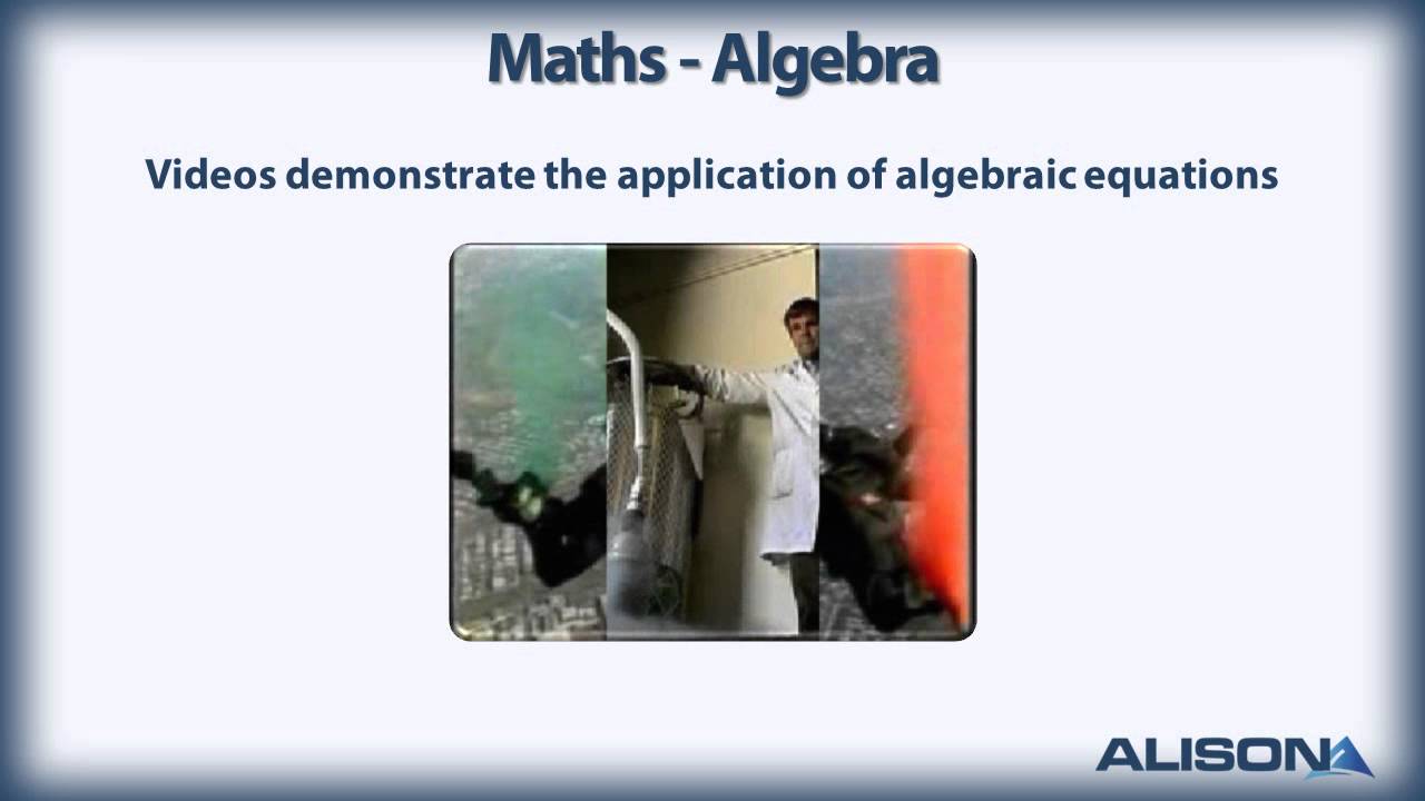 Algebra in Mathematics- Alison Free Online Course Preview