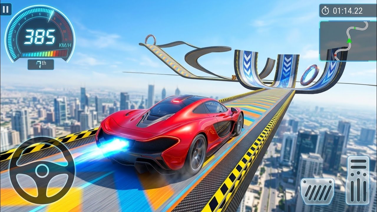 Extreme Car Racing Game - Impossible GT Car Stunt Racing - Android GamePlay