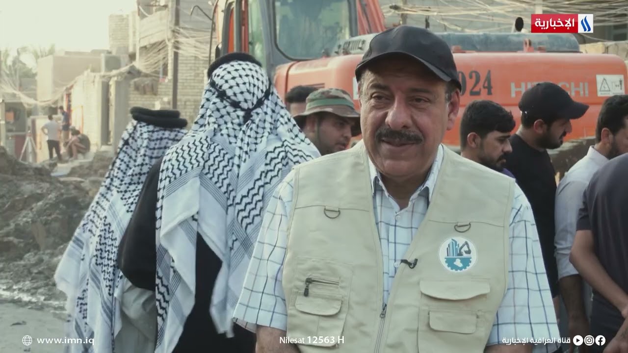 الجهد الخدمي والهندسي يواصل اعماله في منطقة سبع قصور