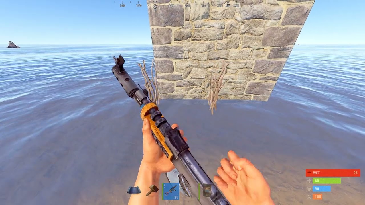 RUST transfer loot through walls bug/glitch