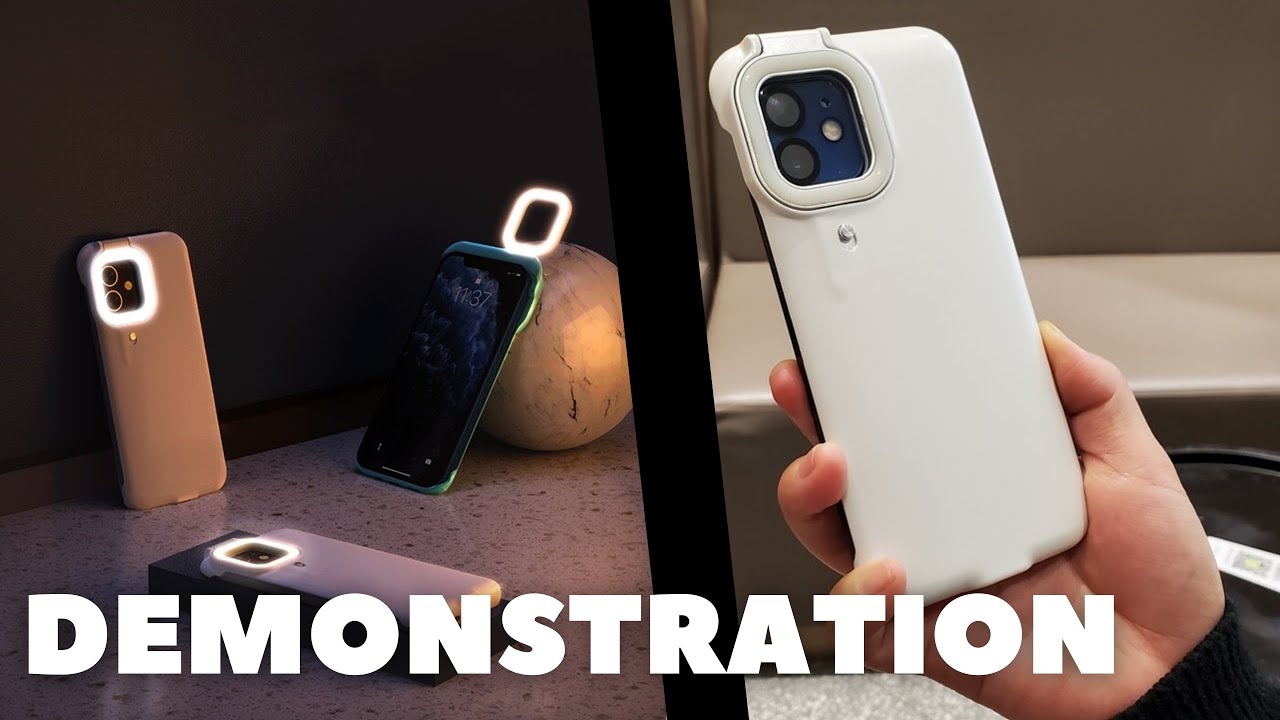 LightCase Pro&trade; - iPhone Ring Light Case Demonstration