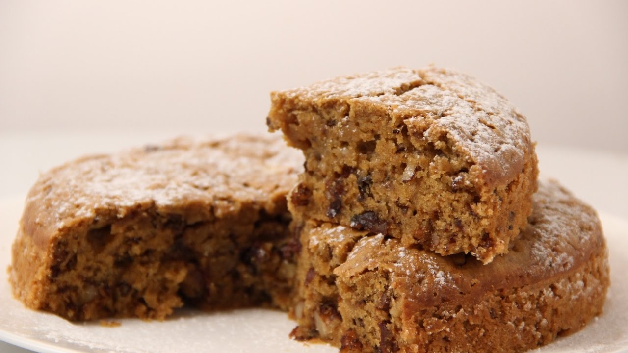 Eggless Date & Walnut Cake | Cooksmart | Sanjeev Kapoor Khazana