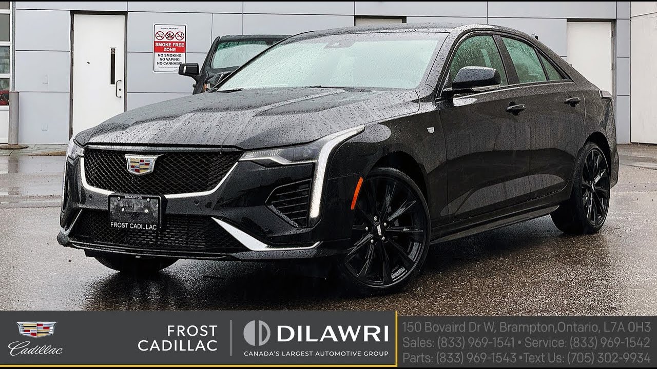 The 2025 Cadillac CT4 featuring Sport Tech. Pkg ,Nav, Bose Premium Audio Pkg now at FROST Cadillac