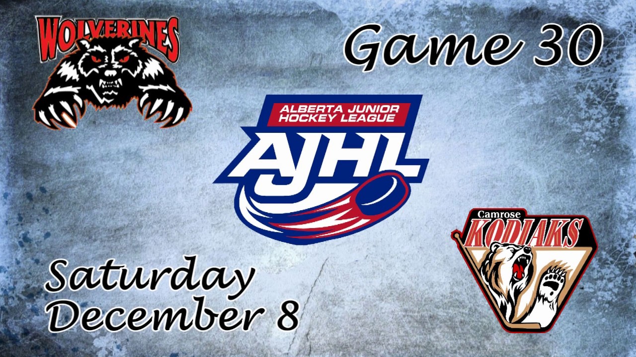 Kodiaks Hilites Gm 30 Wolveines @ Kodiaks December 8, 2018