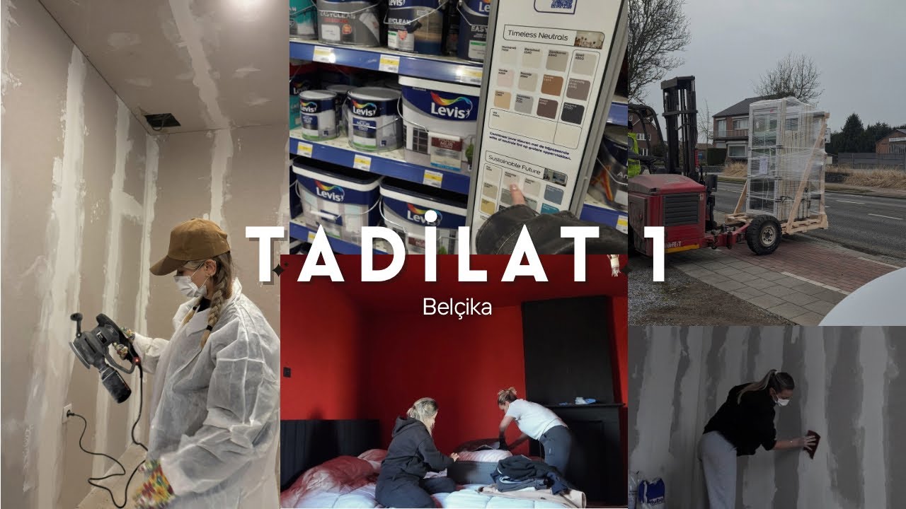 Büyük Tadilat Başladı 🙈 Tüm planlar değişti, yeni mutfağım, Camlarımız geldi ve duvar boyası seçtim 