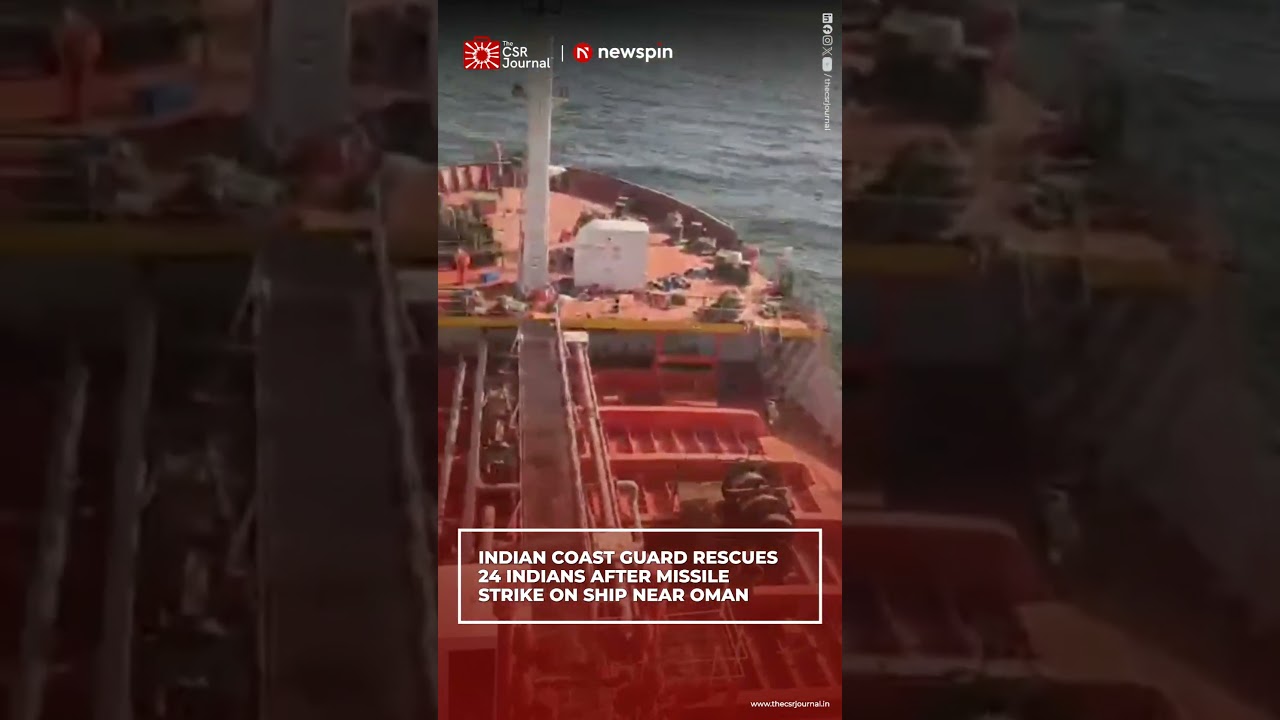 DRAMATIC RESCUE: 24 Indian Sailors Saved After Missile Hits Ship!