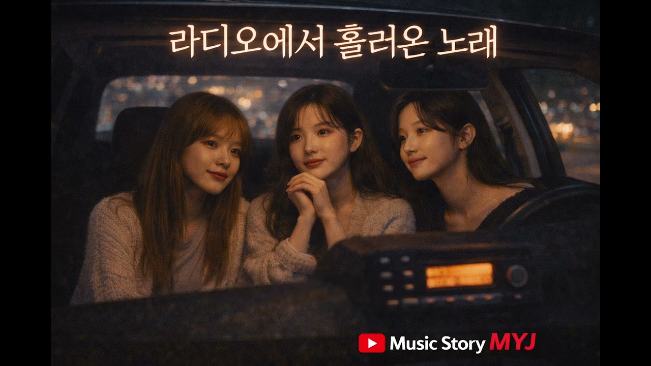 라디오에서 흘러온 노래 📻 | 감성적인 밤 드라이브 음악 | Korean Girl Group Healing Song
