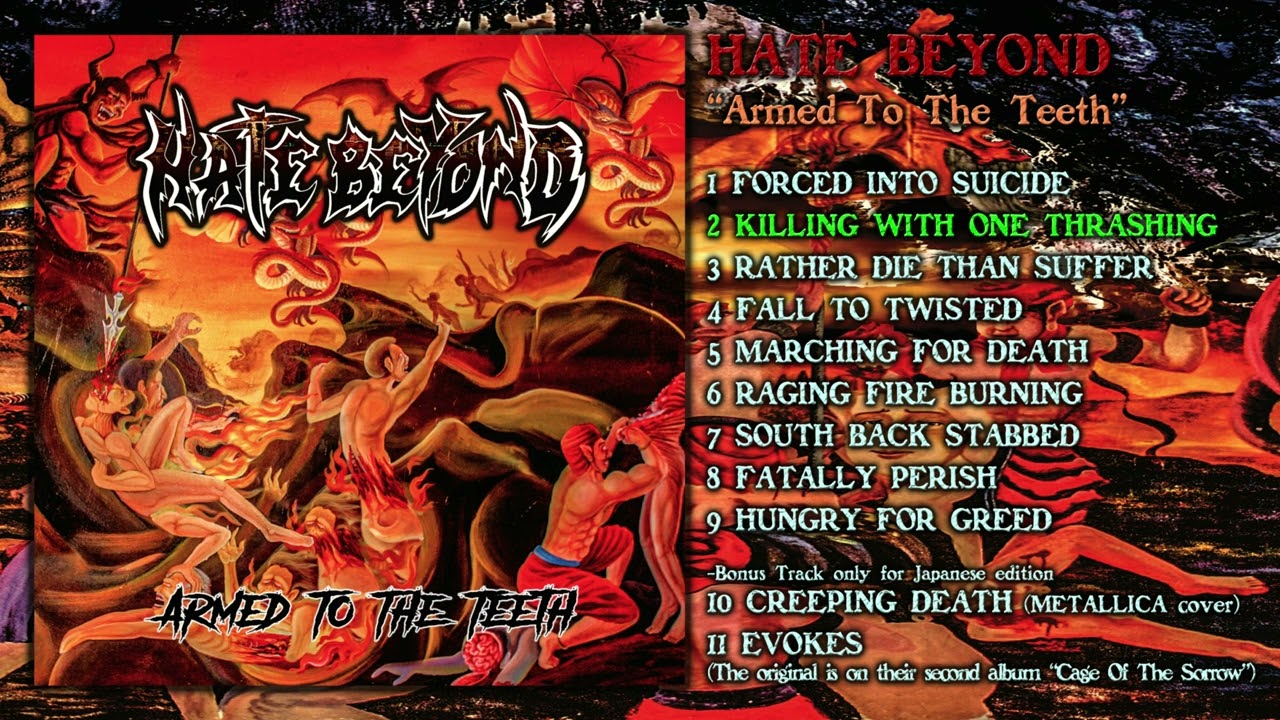HATE BEYOND 『 Armed To The Teeth 』-CD【Official album trailer】 2022