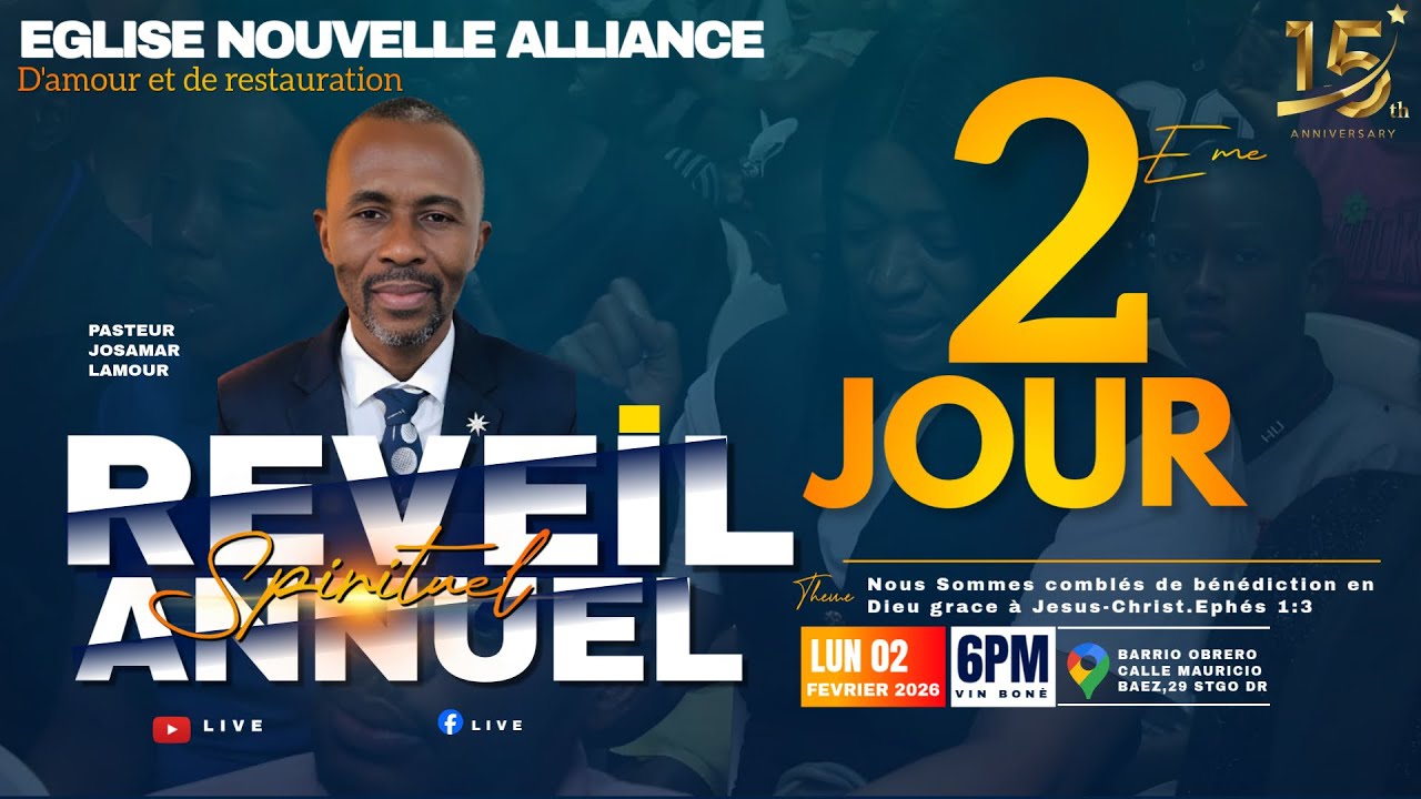 Deuxième Soirée de Réveil /  02 Février 2026 / Eglise Nouvelle Alliance D'amour et Restauration