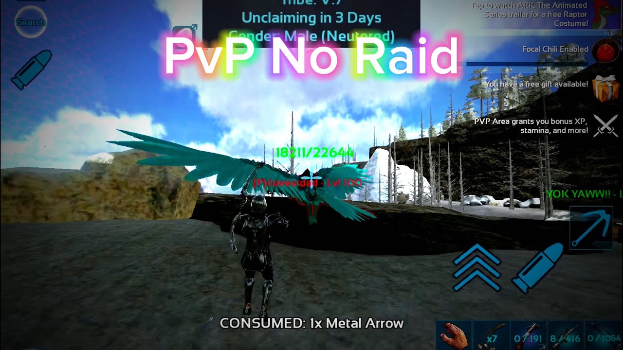 Ark Mobile | Lejyon Pvxc Server | PvP No Raid 