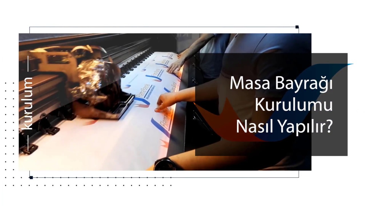 Masa Bayrağı Kurulumu | Bayrakçı | FlamaBayrak