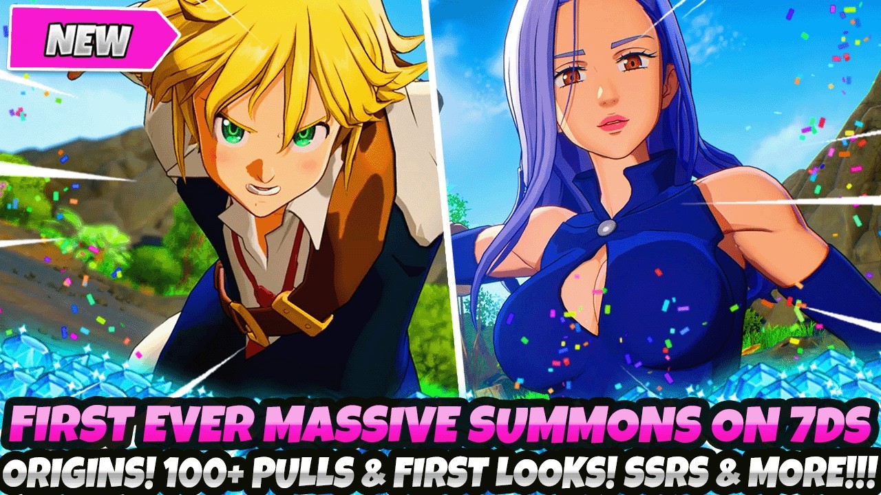 *FIRST EVER MASSIVE 7DS ORIGIN SUMMONS!* 100+ PULLS & 1ST LOOKS! BANNERS! GACHA! ANIMATIONS! & MORE