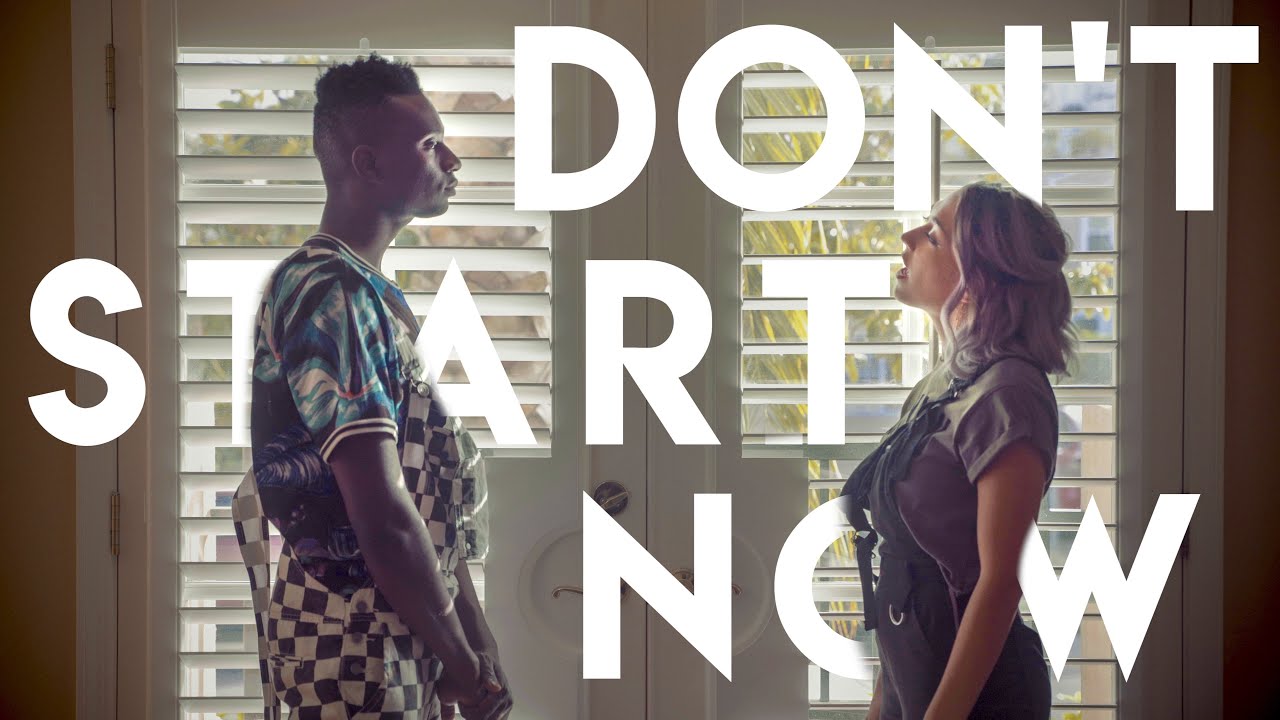 "DON'T START NOW", but made w stuff in my kitchen