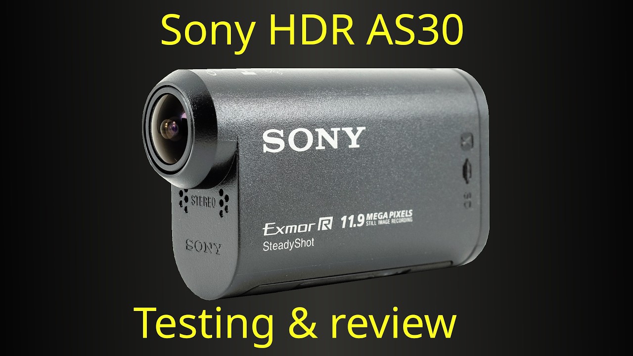 Testing a sony action cam.