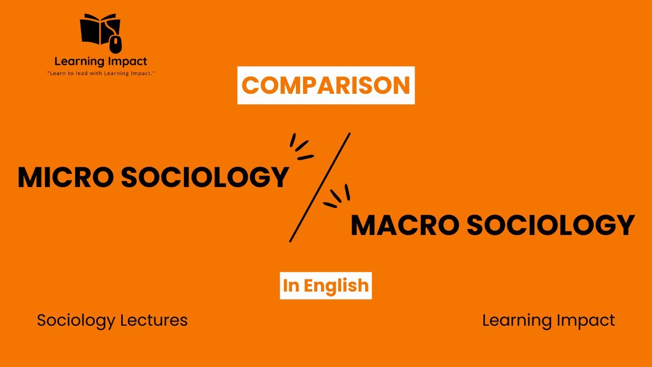 Microsociology vs Macrosociology| Micro Level analysis | Macro Level analysis | Sociology
